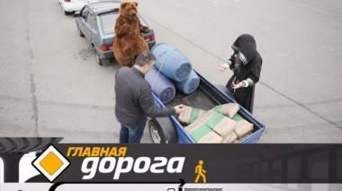 Нейромонах Феофан нагружает прицеп, а также - наказание для обочечников 07.06.2019